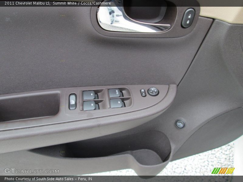 Summit White / Cocoa/Cashmere 2011 Chevrolet Malibu LS