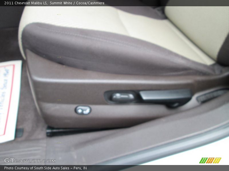 Summit White / Cocoa/Cashmere 2011 Chevrolet Malibu LS