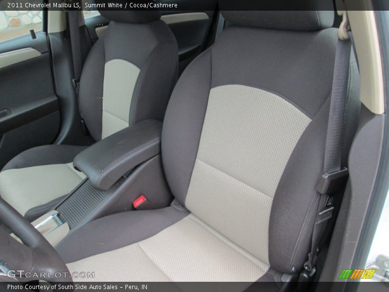 Summit White / Cocoa/Cashmere 2011 Chevrolet Malibu LS