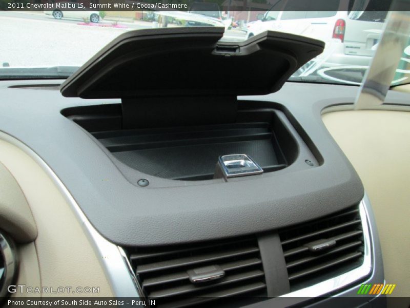 Summit White / Cocoa/Cashmere 2011 Chevrolet Malibu LS