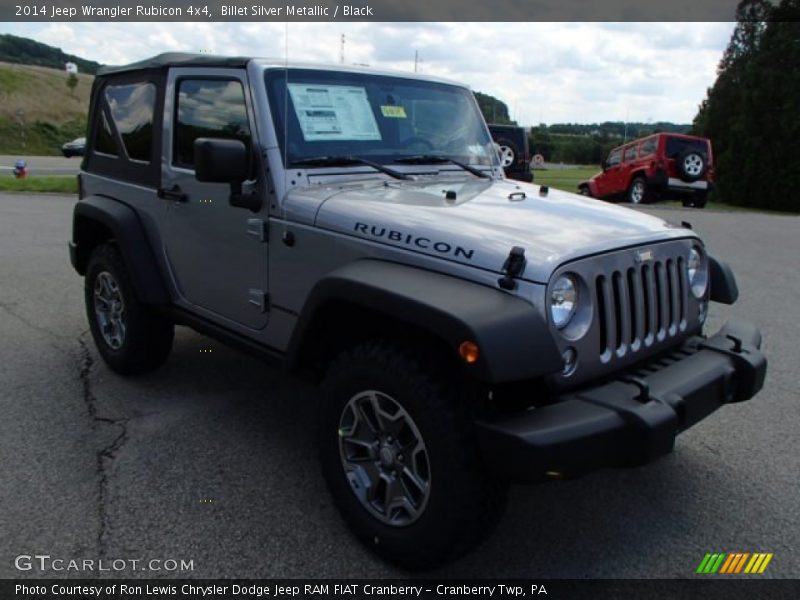 Billet Silver Metallic / Black 2014 Jeep Wrangler Rubicon 4x4