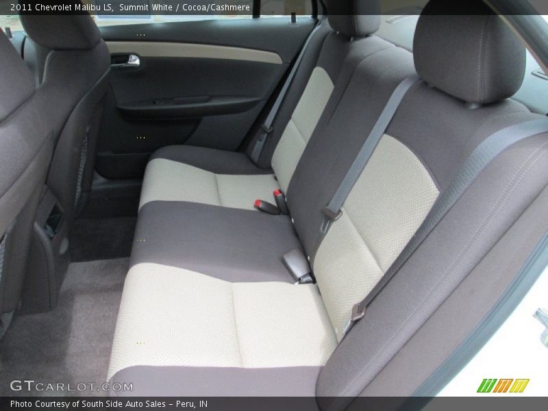 Summit White / Cocoa/Cashmere 2011 Chevrolet Malibu LS