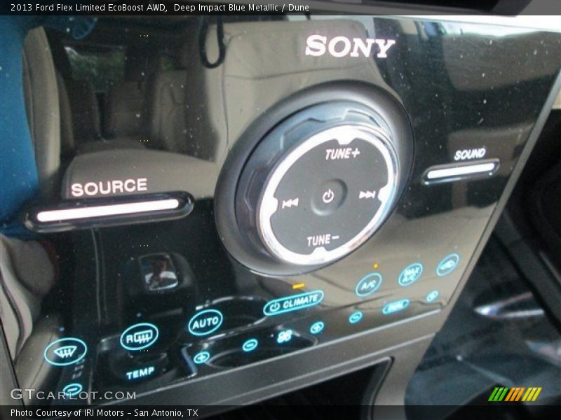 Deep Impact Blue Metallic / Dune 2013 Ford Flex Limited EcoBoost AWD