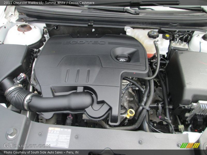 Summit White / Cocoa/Cashmere 2011 Chevrolet Malibu LS
