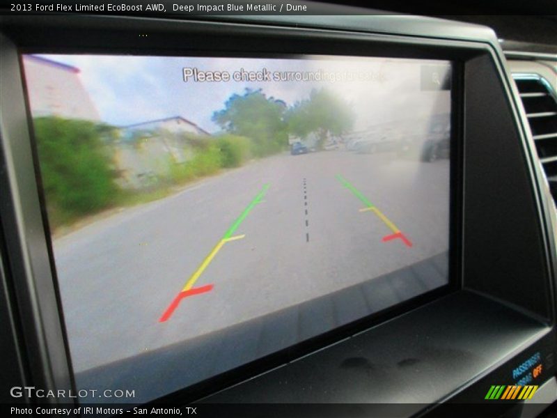 Deep Impact Blue Metallic / Dune 2013 Ford Flex Limited EcoBoost AWD