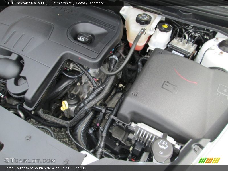 Summit White / Cocoa/Cashmere 2011 Chevrolet Malibu LS