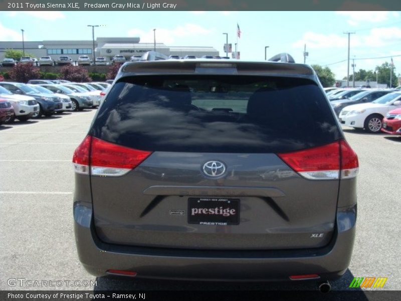 Predawn Gray Mica / Light Gray 2011 Toyota Sienna XLE