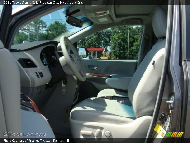 Predawn Gray Mica / Light Gray 2011 Toyota Sienna XLE