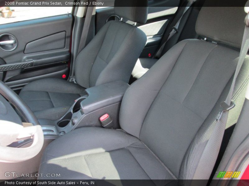 Crimson Red / Ebony 2008 Pontiac Grand Prix Sedan