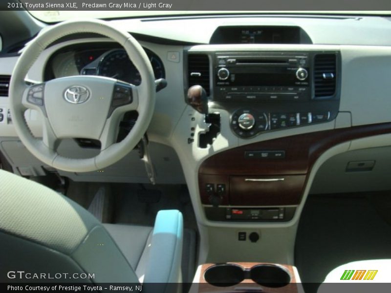 Predawn Gray Mica / Light Gray 2011 Toyota Sienna XLE