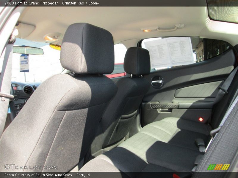 Crimson Red / Ebony 2008 Pontiac Grand Prix Sedan