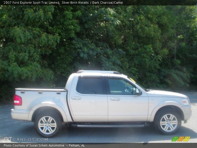 Silver Birch Metallic / Dark Charcoal/Camel 2007 Ford Explorer Sport Trac Limited