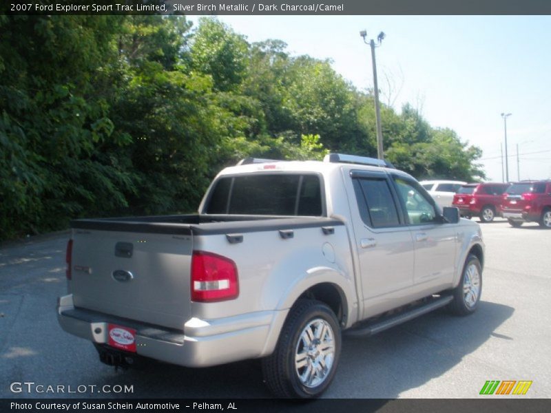 Silver Birch Metallic / Dark Charcoal/Camel 2007 Ford Explorer Sport Trac Limited