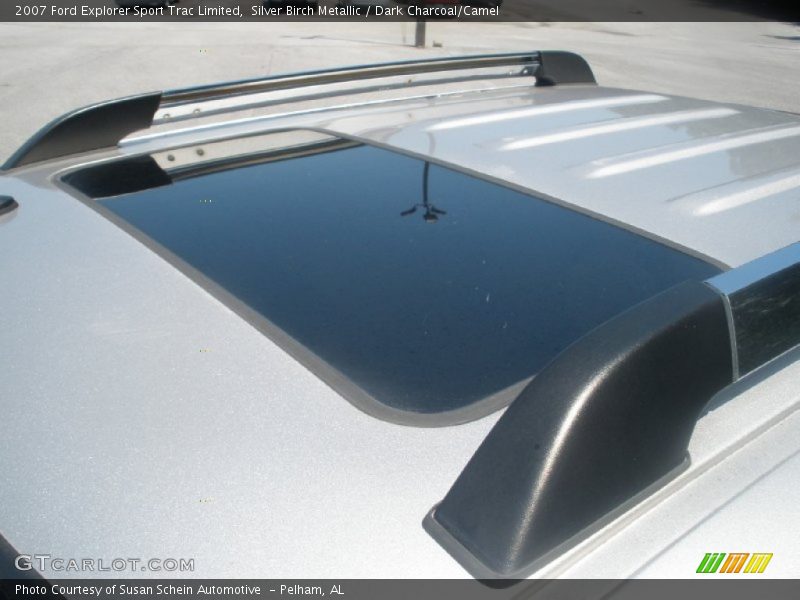 Silver Birch Metallic / Dark Charcoal/Camel 2007 Ford Explorer Sport Trac Limited