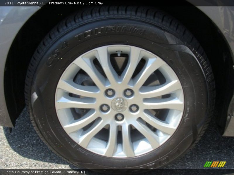 Predawn Gray Mica / Light Gray 2011 Toyota Sienna XLE