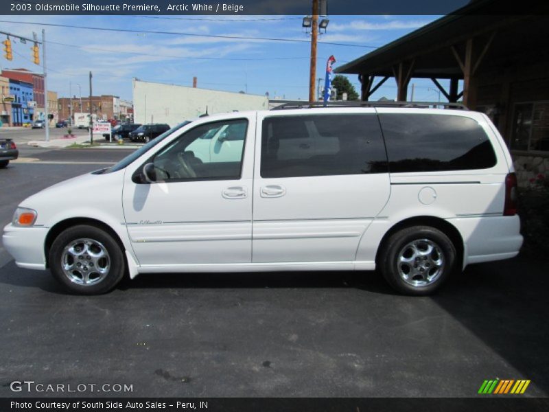 Arctic White / Beige 2003 Oldsmobile Silhouette Premiere