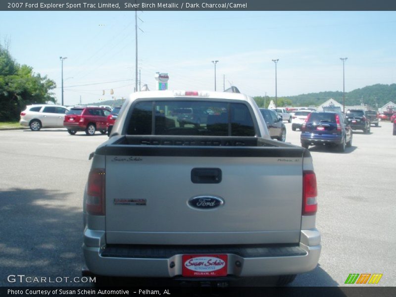 Silver Birch Metallic / Dark Charcoal/Camel 2007 Ford Explorer Sport Trac Limited