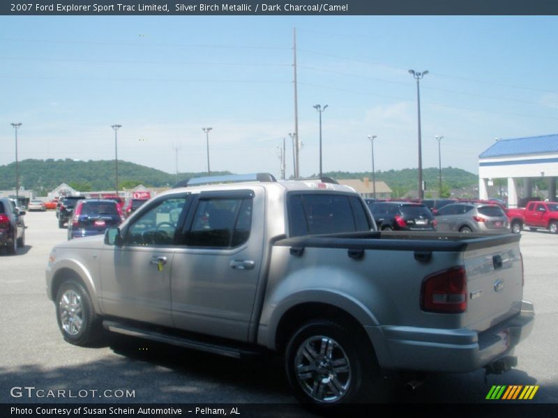Silver Birch Metallic / Dark Charcoal/Camel 2007 Ford Explorer Sport Trac Limited