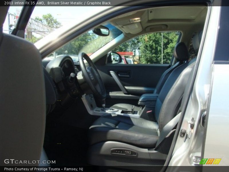 Brilliant Silver Metallic / Graphite Black 2003 Infiniti FX 35 AWD