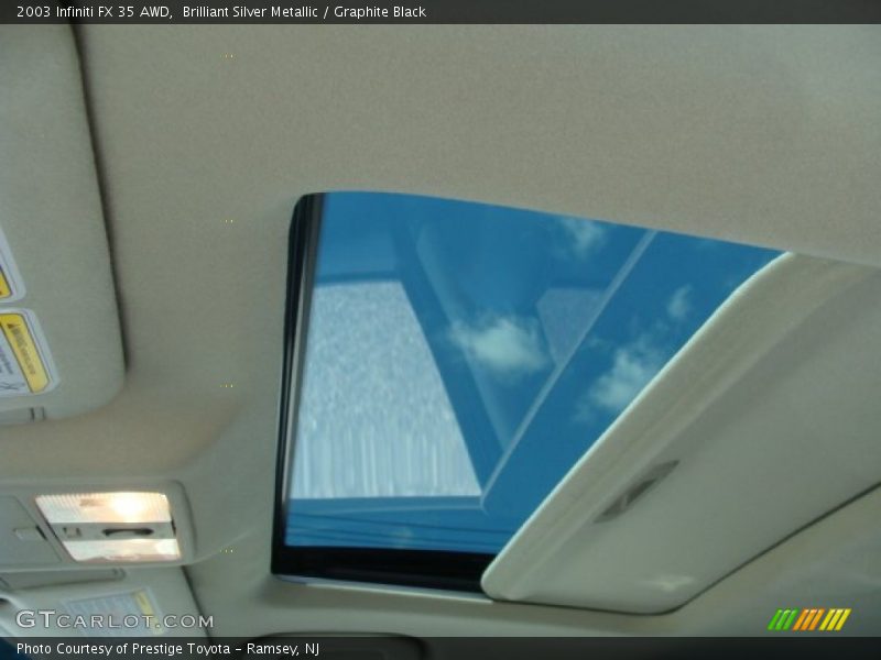 Brilliant Silver Metallic / Graphite Black 2003 Infiniti FX 35 AWD