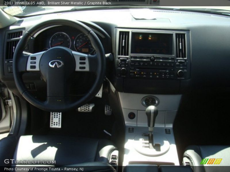 Brilliant Silver Metallic / Graphite Black 2003 Infiniti FX 35 AWD