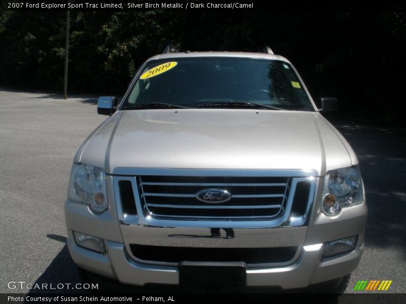 Silver Birch Metallic / Dark Charcoal/Camel 2007 Ford Explorer Sport Trac Limited
