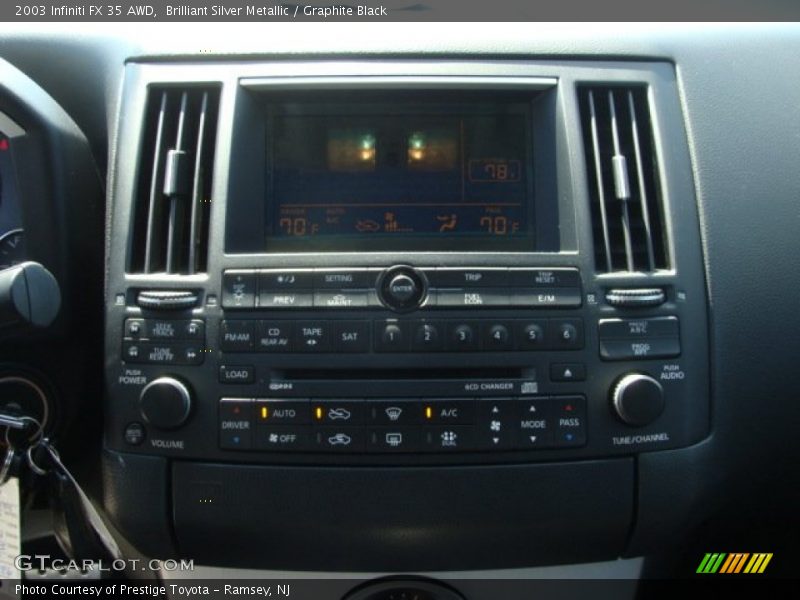 Brilliant Silver Metallic / Graphite Black 2003 Infiniti FX 35 AWD