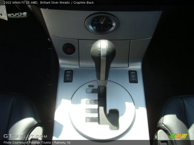 Brilliant Silver Metallic / Graphite Black 2003 Infiniti FX 35 AWD