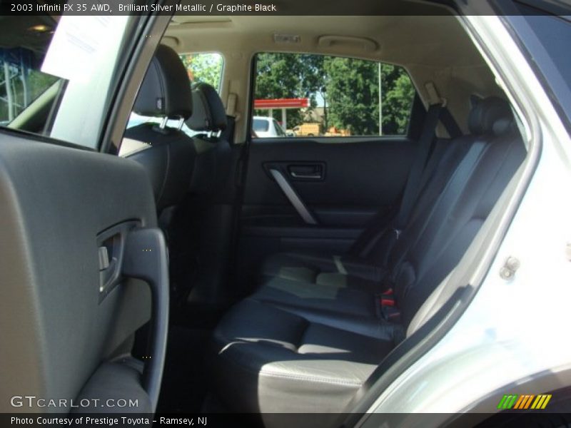 Brilliant Silver Metallic / Graphite Black 2003 Infiniti FX 35 AWD