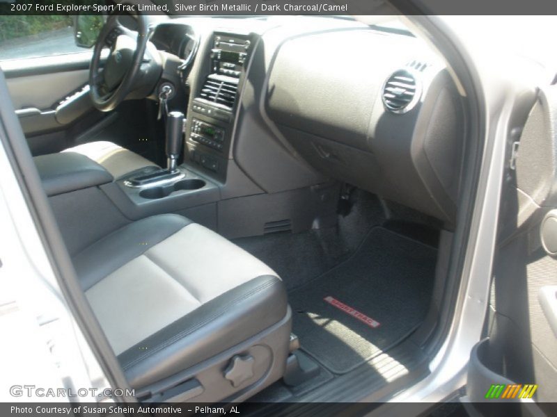 Silver Birch Metallic / Dark Charcoal/Camel 2007 Ford Explorer Sport Trac Limited