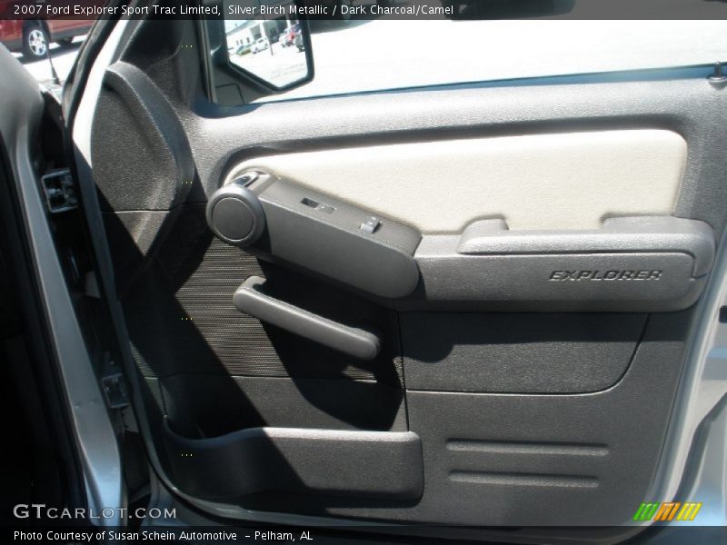 Silver Birch Metallic / Dark Charcoal/Camel 2007 Ford Explorer Sport Trac Limited