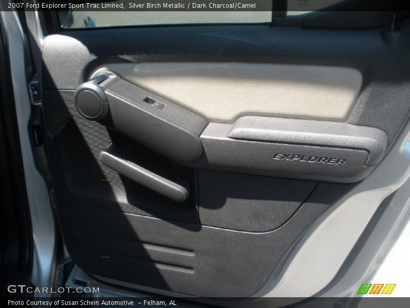 Silver Birch Metallic / Dark Charcoal/Camel 2007 Ford Explorer Sport Trac Limited