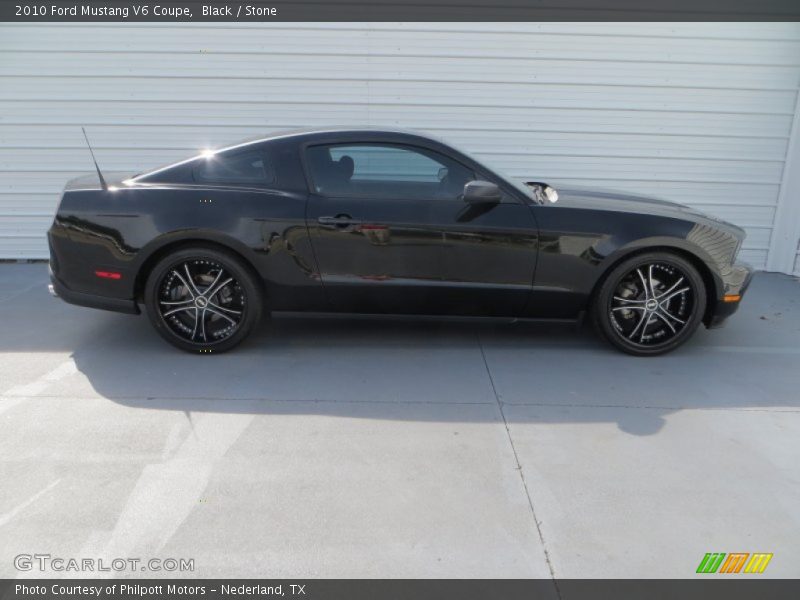 Black / Stone 2010 Ford Mustang V6 Coupe