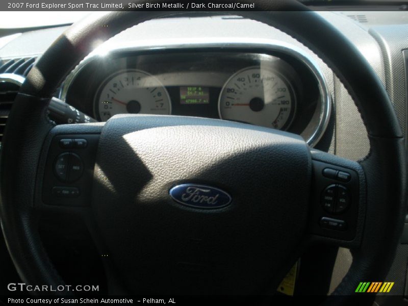 Silver Birch Metallic / Dark Charcoal/Camel 2007 Ford Explorer Sport Trac Limited