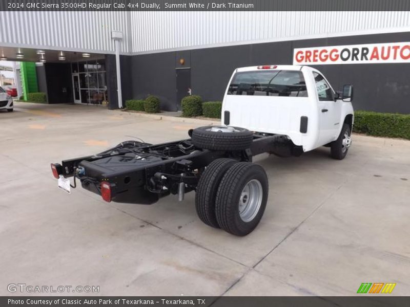 Summit White / Dark Titanium 2014 GMC Sierra 3500HD Regular Cab 4x4 Dually