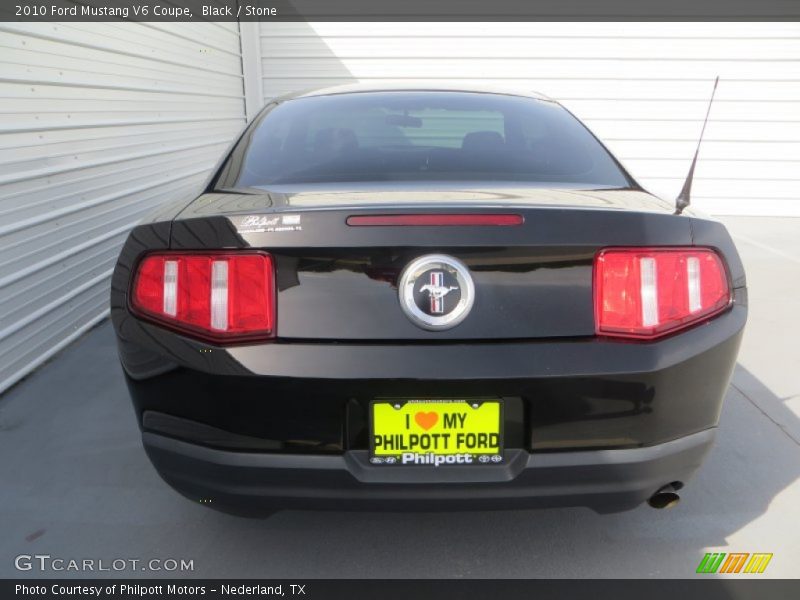 Black / Stone 2010 Ford Mustang V6 Coupe
