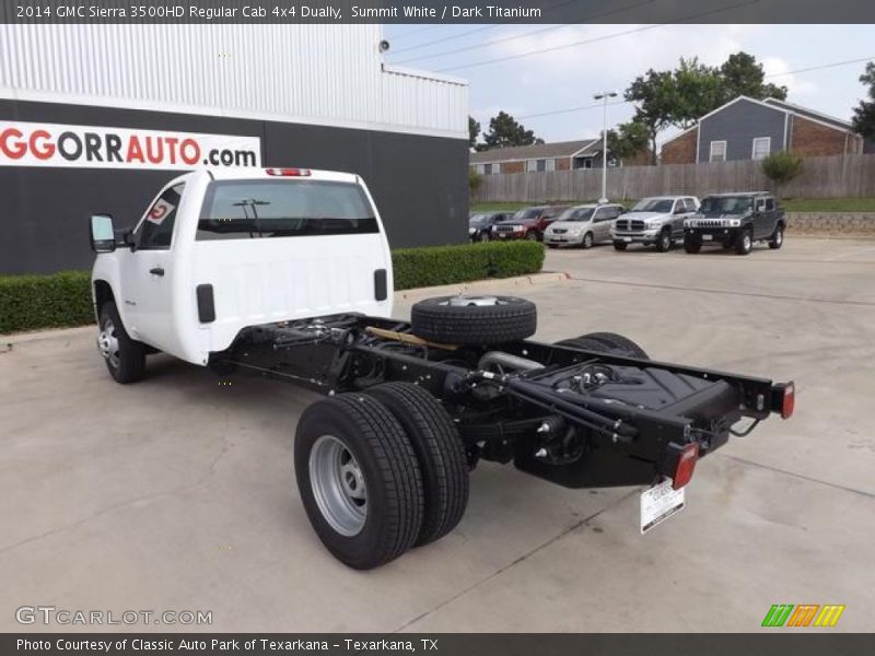 Summit White / Dark Titanium 2014 GMC Sierra 3500HD Regular Cab 4x4 Dually