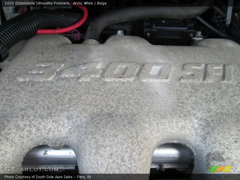 Arctic White / Beige 2003 Oldsmobile Silhouette Premiere