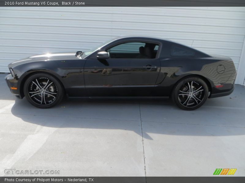 Black / Stone 2010 Ford Mustang V6 Coupe