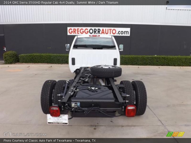 Summit White / Dark Titanium 2014 GMC Sierra 3500HD Regular Cab 4x4 Dually