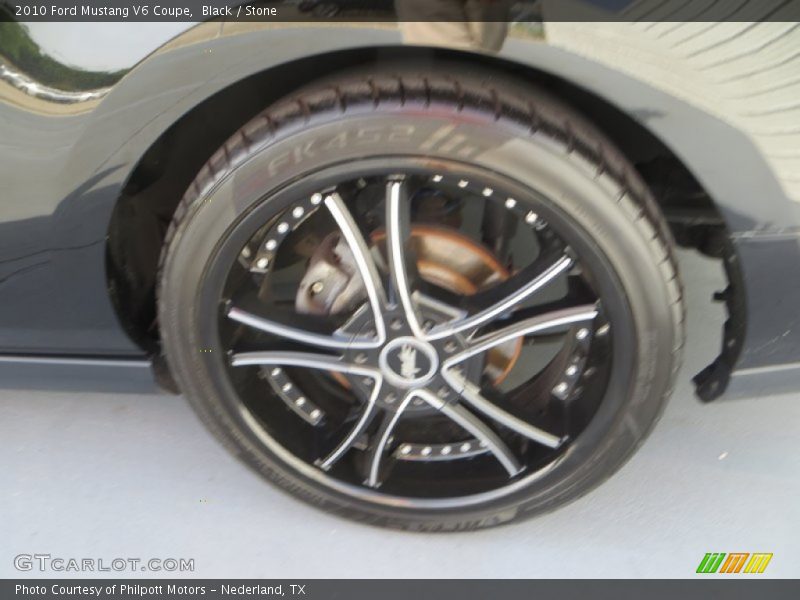 Black / Stone 2010 Ford Mustang V6 Coupe