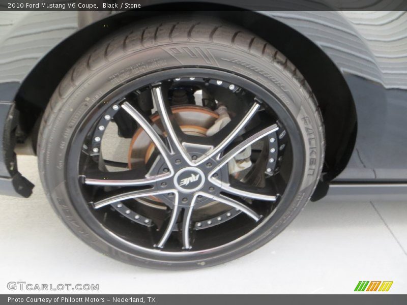 Black / Stone 2010 Ford Mustang V6 Coupe