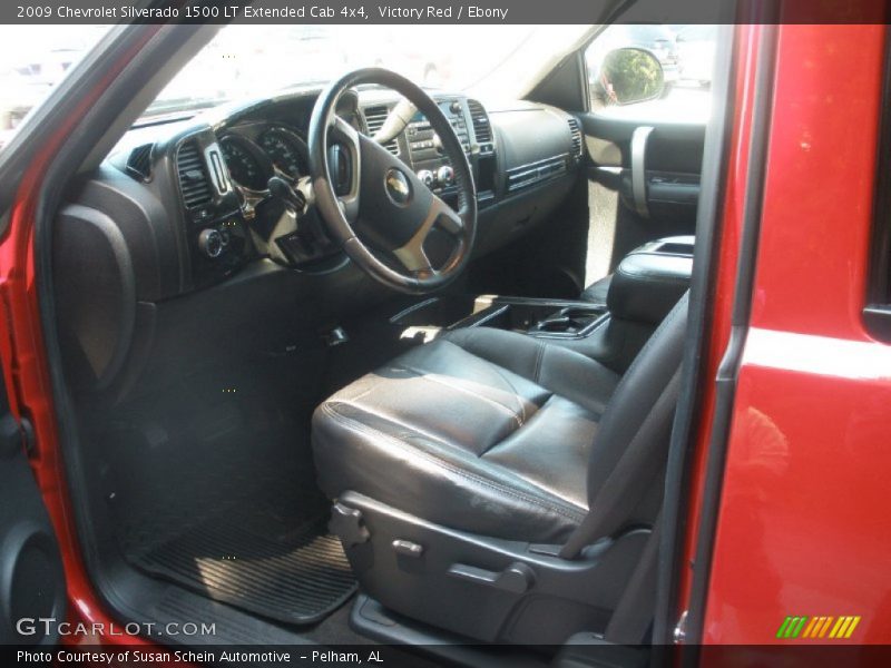 Victory Red / Ebony 2009 Chevrolet Silverado 1500 LT Extended Cab 4x4