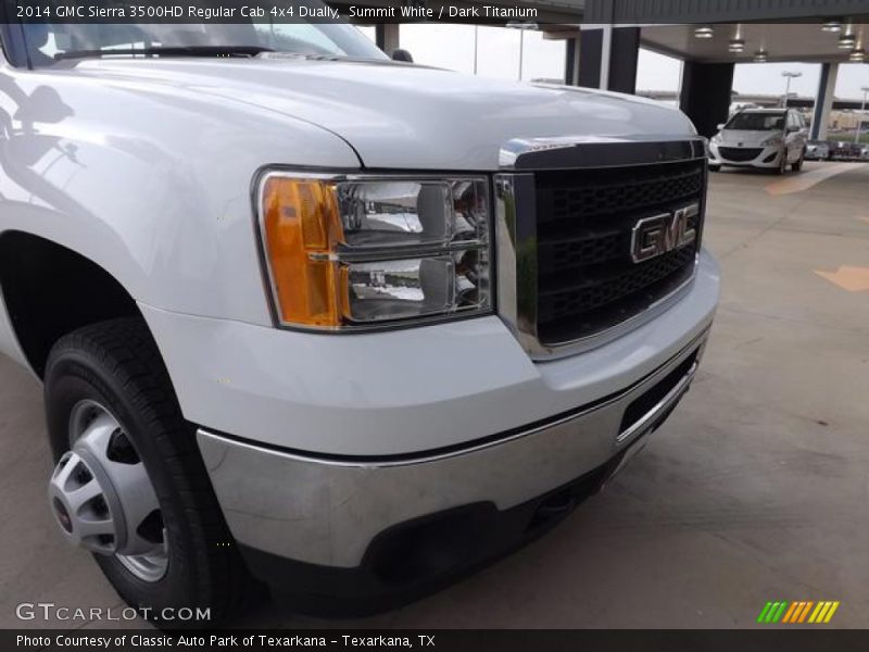 Summit White / Dark Titanium 2014 GMC Sierra 3500HD Regular Cab 4x4 Dually