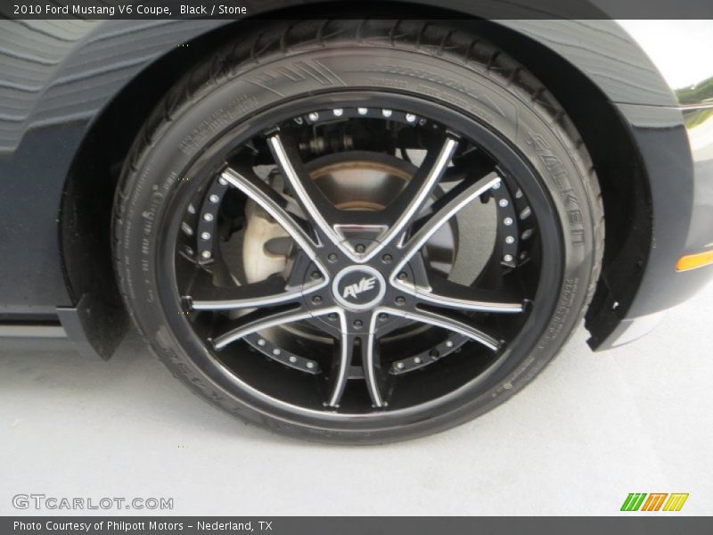 Black / Stone 2010 Ford Mustang V6 Coupe