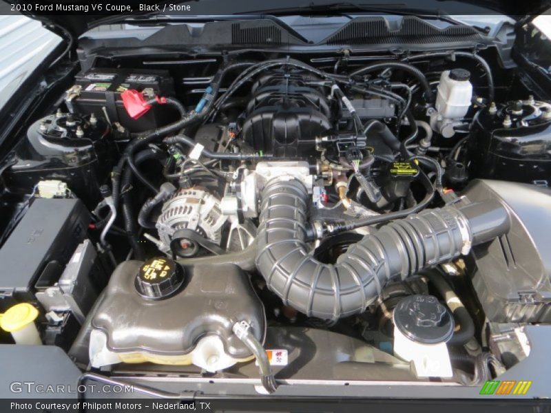 Black / Stone 2010 Ford Mustang V6 Coupe