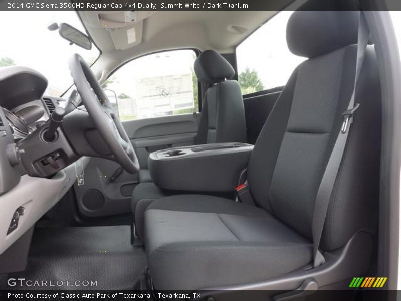 Front Seat of 2014 Sierra 3500HD Regular Cab 4x4 Dually