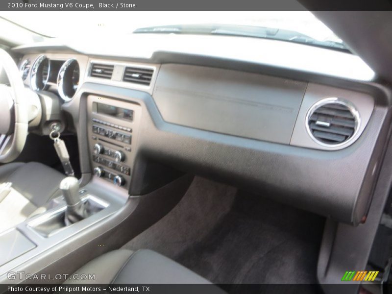 Black / Stone 2010 Ford Mustang V6 Coupe