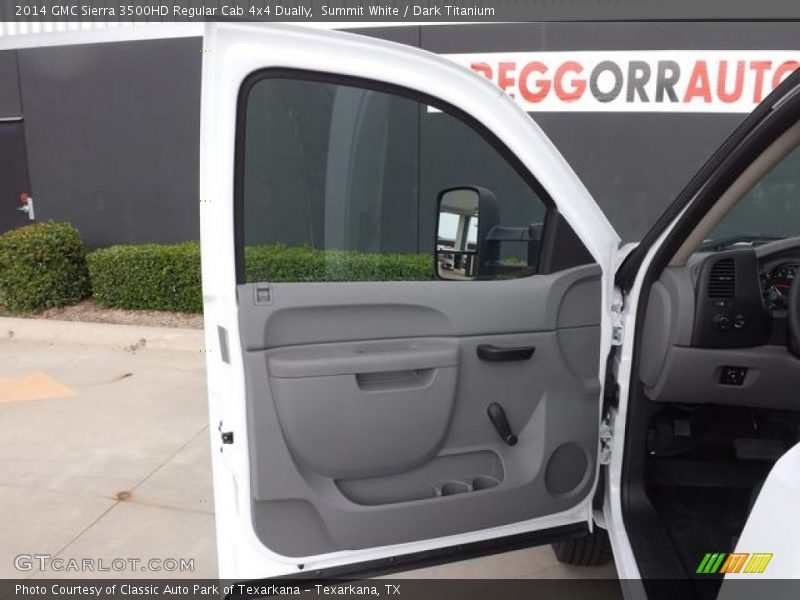 Summit White / Dark Titanium 2014 GMC Sierra 3500HD Regular Cab 4x4 Dually