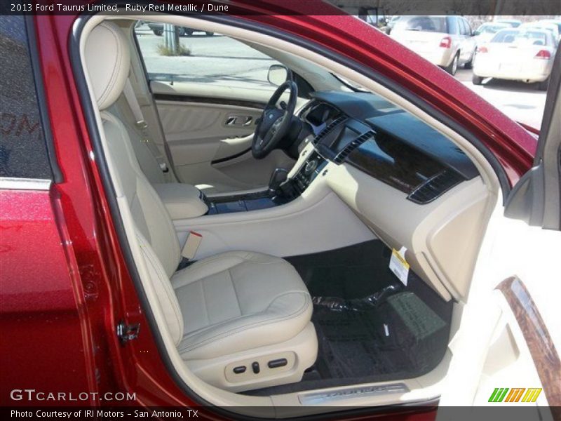Ruby Red Metallic / Dune 2013 Ford Taurus Limited